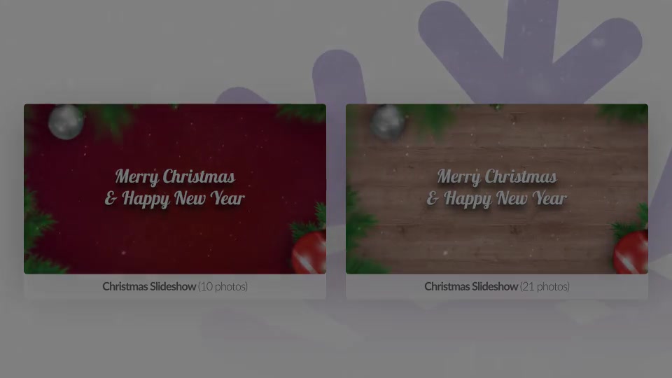 Christmas Slideshow & Christmas Particle Transitions Videohive 25174120 After Effects Image 9