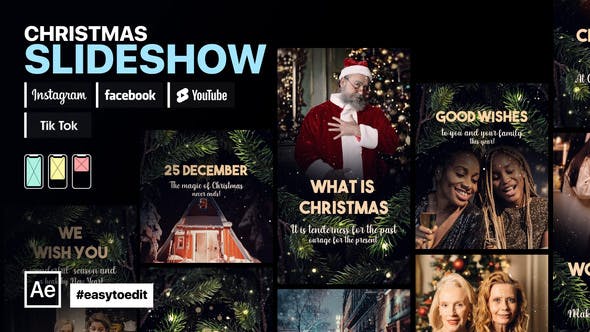 Christmas Slideshow Instagram Stories - Videohive 35116368 Download