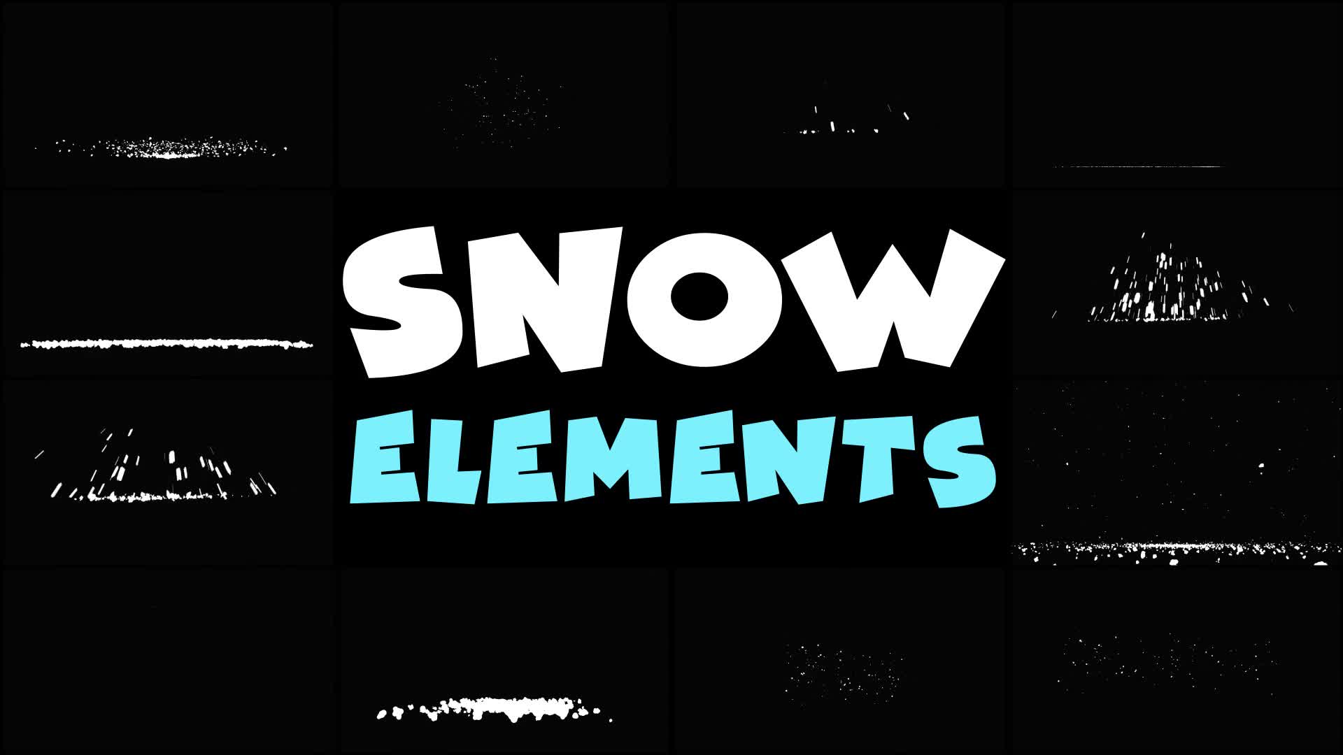 Christmas Snow Elements | After Effects Videohive 34884495 After Effects Image 1