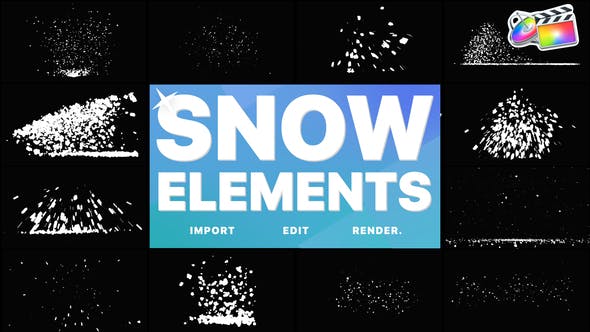 Christmas Snow Elements | FCPX - Videohive 34911632 Download