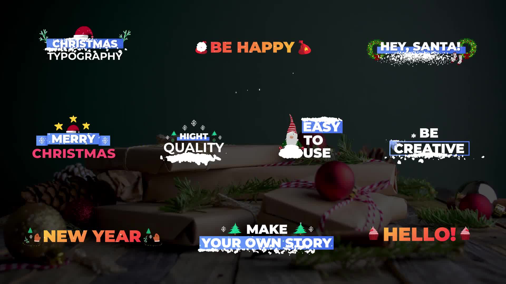 Christmas Snow Titles | After Effects Videohive 29479033 After Effects Image 1