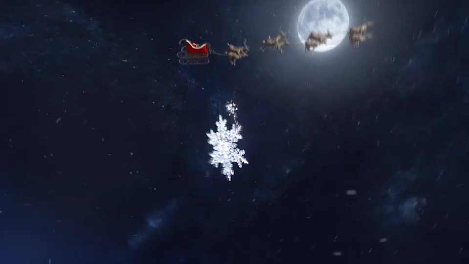 Christmas Snowflake Intro Videohive 29640932 After Effects Image 1