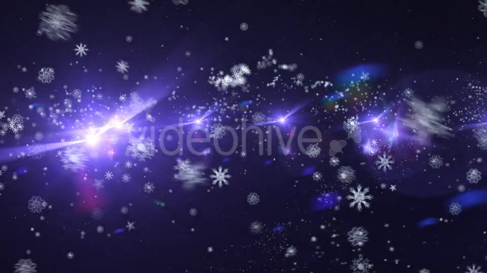 Christmas Snowflakes Blizzard - Download Videohive 14058212