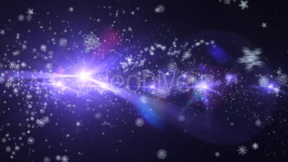 Christmas Snowflakes Blizzard - Download Videohive 14058212