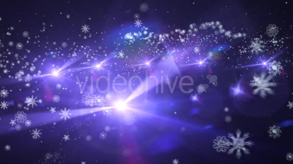 Christmas Snowflakes Blizzard - Download Videohive 14058212