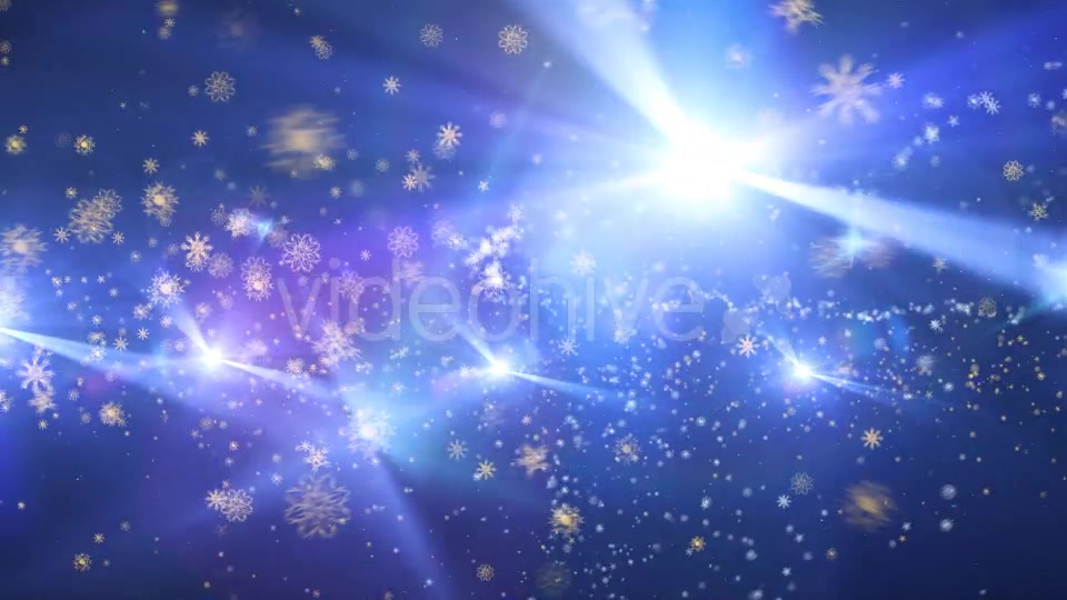 Christmas Snowflakes Blizzard - Download Videohive 14058212