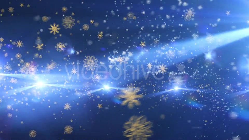 Christmas Snowflakes Blizzard - Download Videohive 14058212