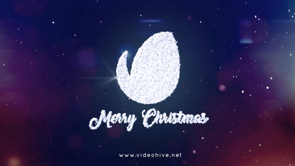 Christmas Snowflakes Logo - 25023582 Videohive Download