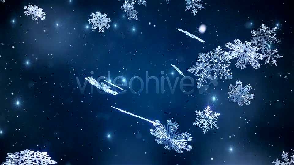 Christmas Snowflakes Loop Videohive 6371366 Motion Graphics Image 2