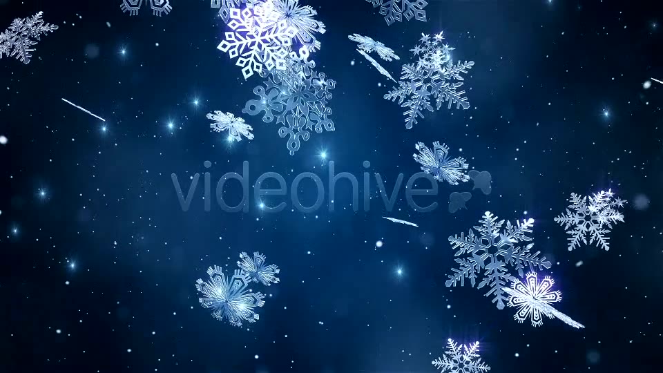 Christmas Snowflakes Loop Videohive 6371366 Motion Graphics Image 3