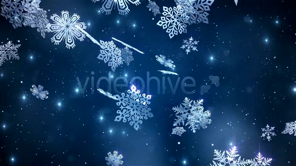 Christmas Snowflakes Loop Videohive 6371366 Motion Graphics Image 4