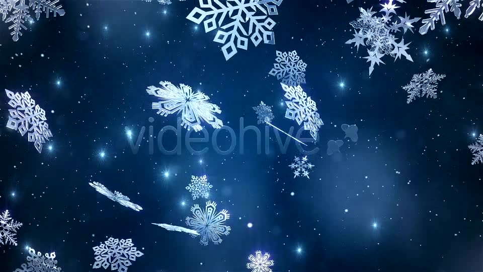 Christmas Snowflakes Loop Videohive 6371366 Motion Graphics Image 6