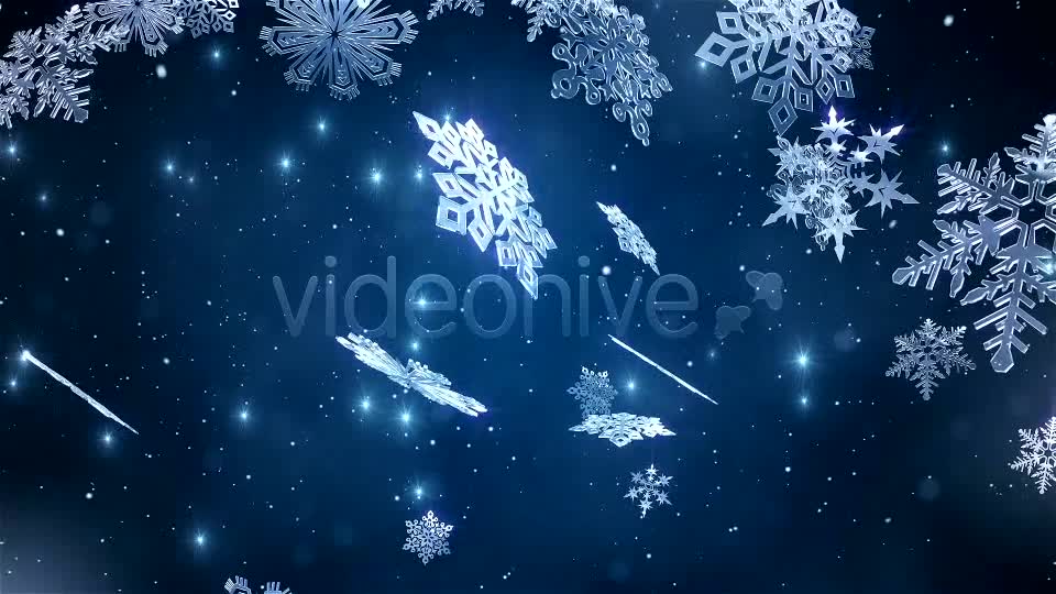 Christmas Snowflakes Loop Videohive 6371366 Motion Graphics Image 7