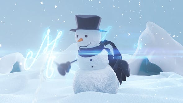 Christmas Snowman - Videohive 22936354 Download