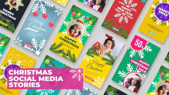 Christmas Social Media Stories - 42253149 Download Videohive