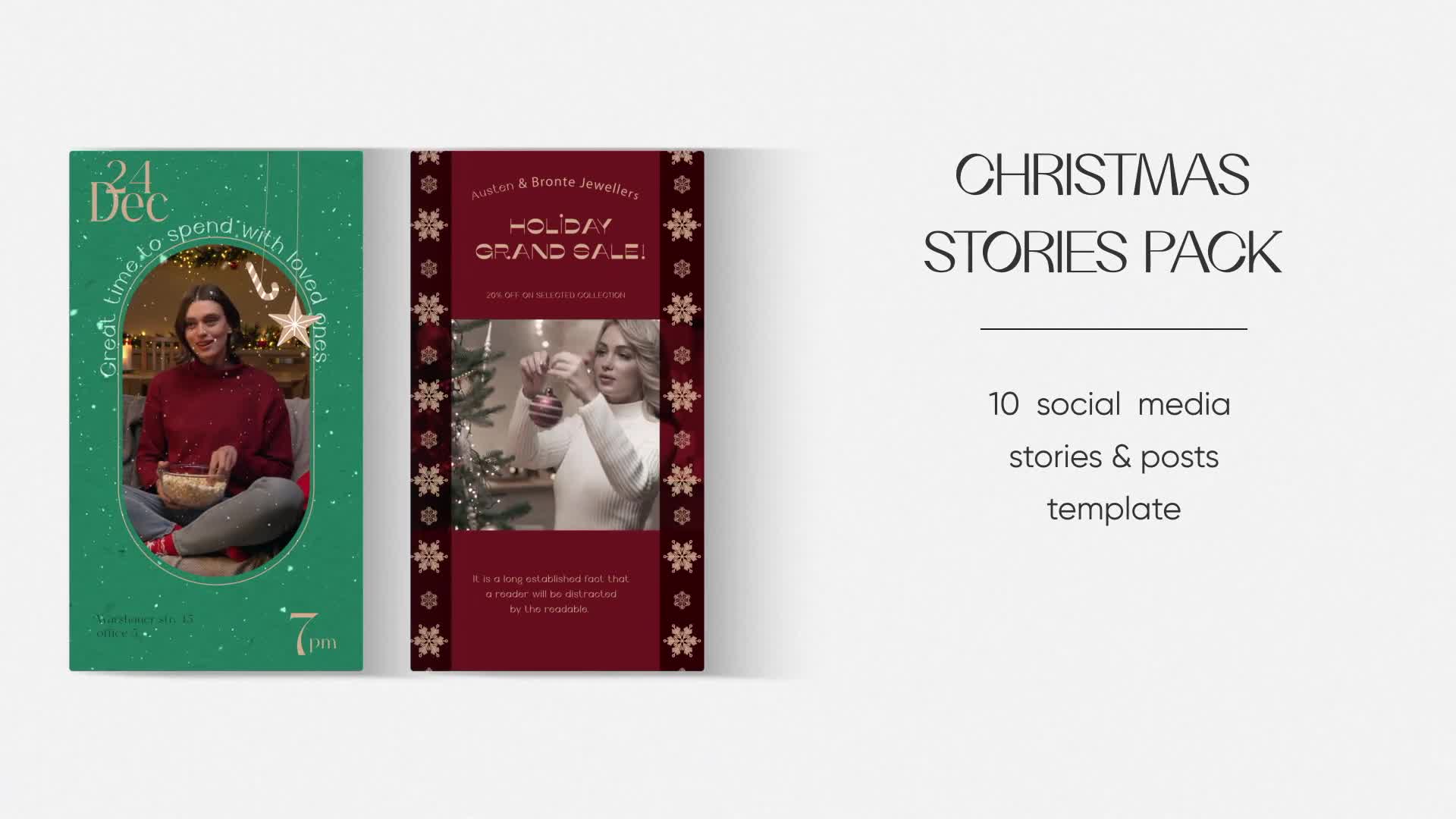 Christmas Stories & Posts Videohive 35132310 After Effects Image 9