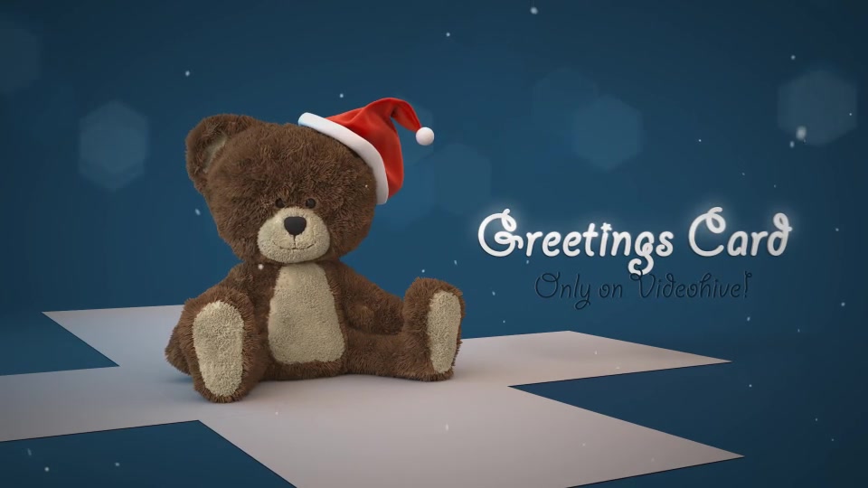 Christmas Teddy Bear Greetings - Download Videohive 13892821