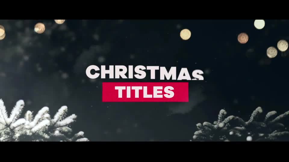 Christmas Text Animation Videohive 35038476 After Effects Image 1