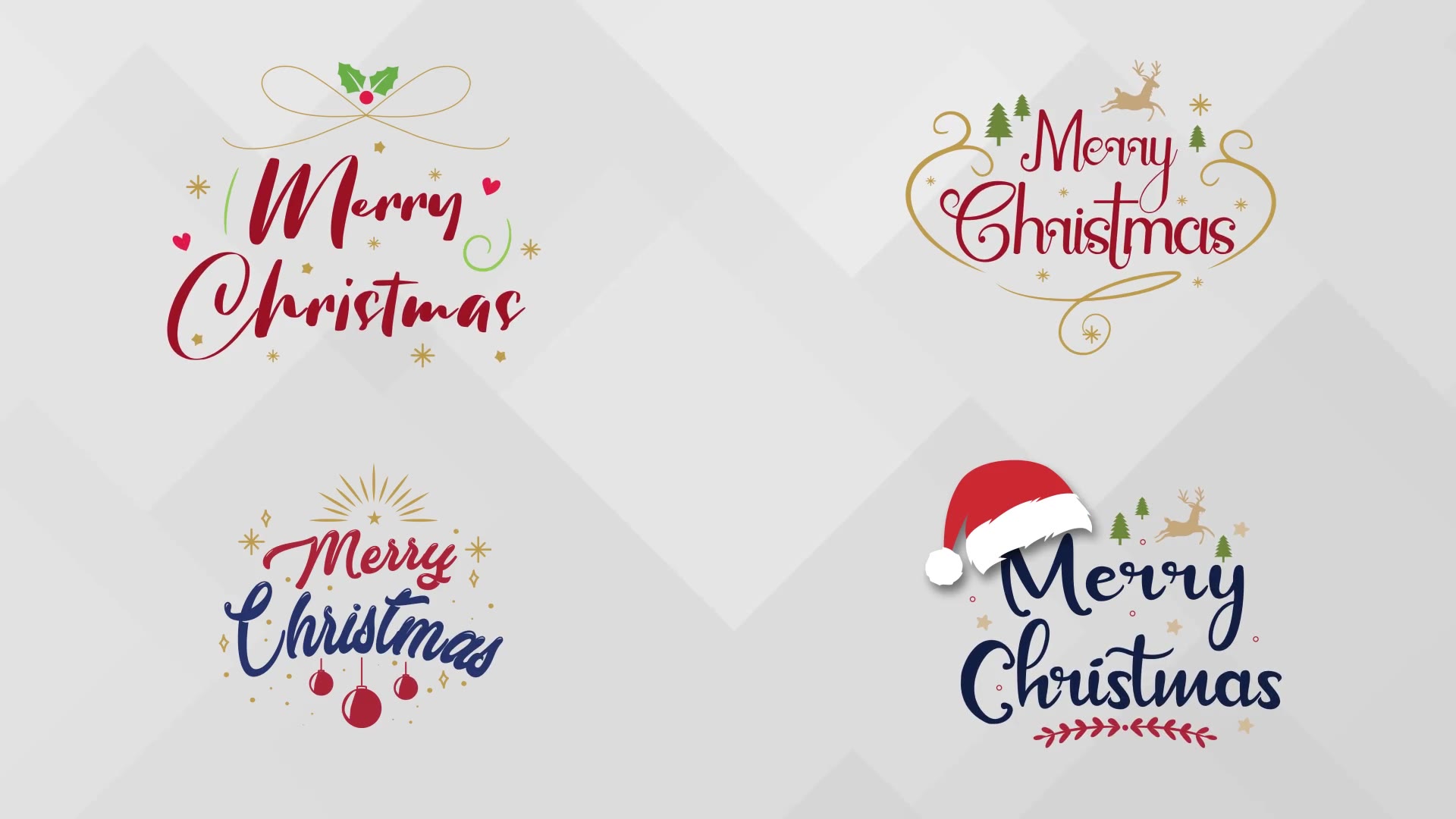 Christmas Title | LowerThird 4K Videohive 25295498 After Effects Image 3