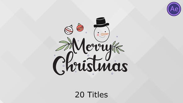 Christmas Title | LowerThird 4K - Download 25295498 Videohive