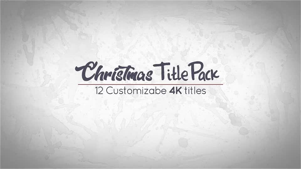 Christmas Title Pack - Download Videohive 22824275