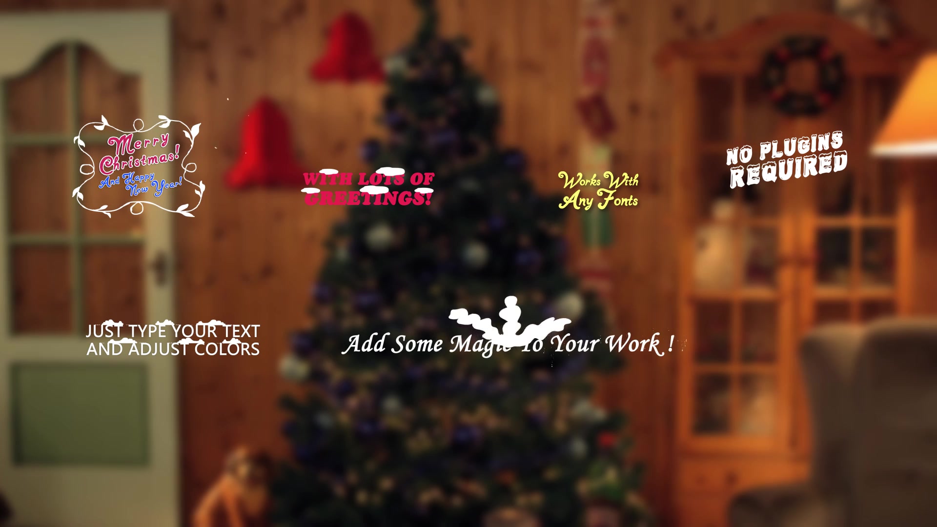 Christmas Titles And Transitions | DaVinci Resolve Videohive 34926804 DaVinci Resolve Image 10