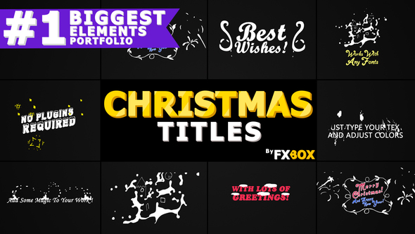 Christmas Titles And Transitions - Download Videohive 22982173