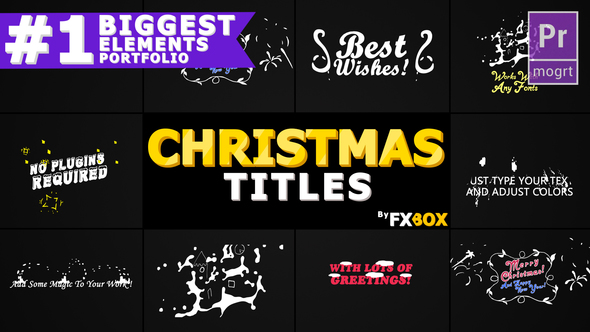 Christmas Titles And Transitions - Download Videohive 22988701