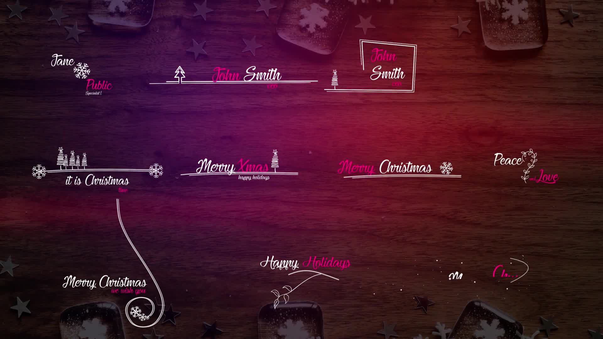Christmas Titles - Download Videohive 23059939