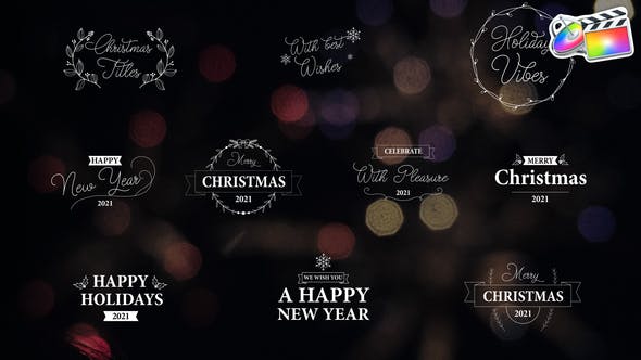 Christmas Titles | FCPX - 29760996 Videohive Download