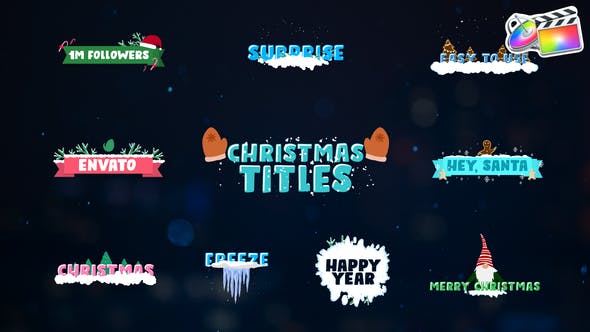 Christmas Titles | FCPX - 29850233 Download Videohive