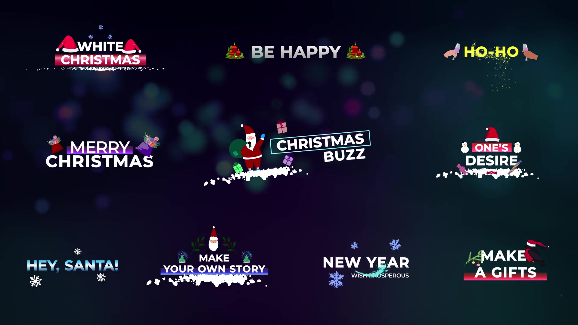 Christmas Titles for After Effects Videohive 35074485 After Effects Image 12