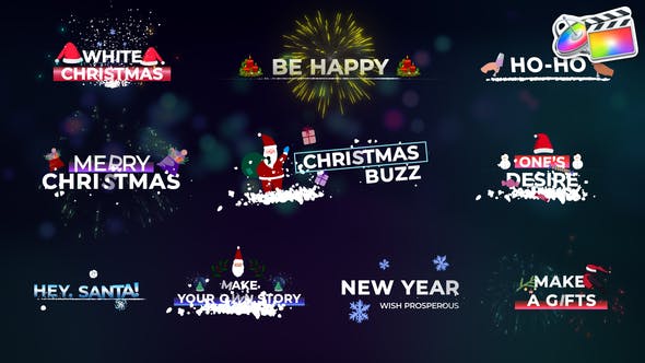 Christmas Titles for FCPX - 35075444 Videohive Download
