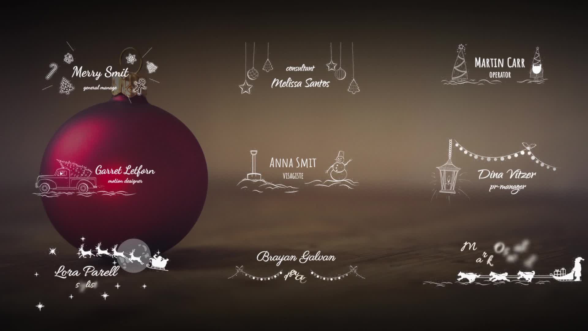 Christmas Titles & Lower Thirds | FCPX Videohive 34867517 Apple Motion Image 1