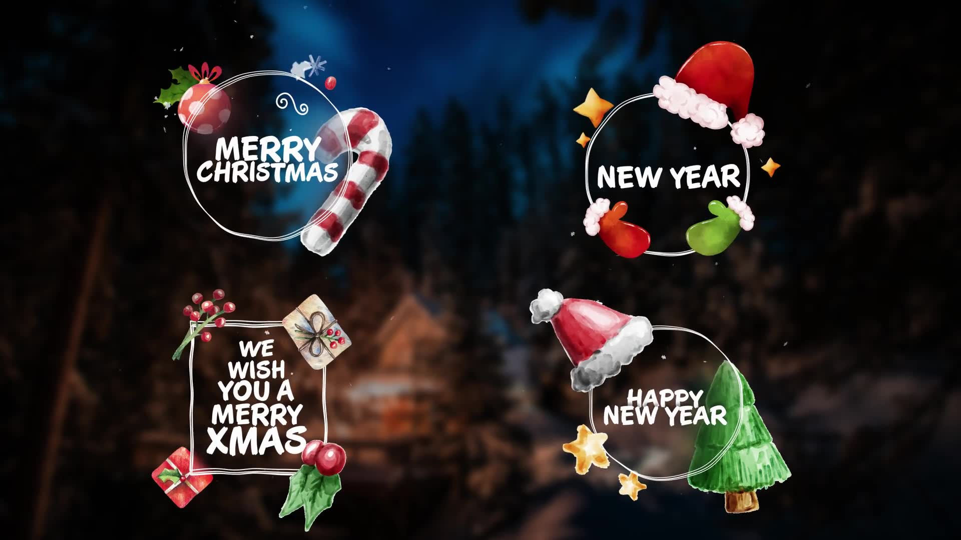 Christmas Titles Lower Thirds Videohive 55678230 After Effects Image 2