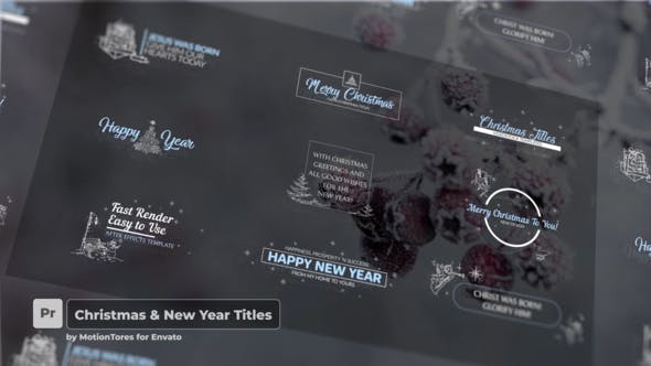 Christmas Titles \ Premiere Pro - 29455835 Videohive Download