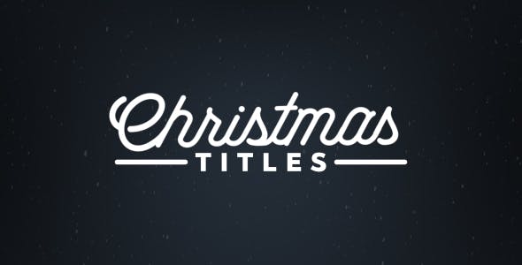 Christmas Titles - Videohive 21020949 Download