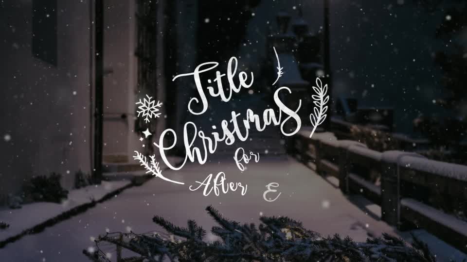 Christmas Titles Videohive 22831974 After Effects Image 1