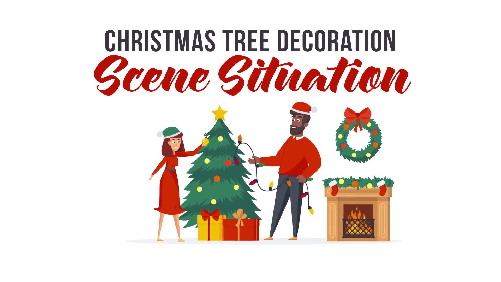 Christmas tree decoration Scene Situation Videohive 29496492 After Effects Image 1