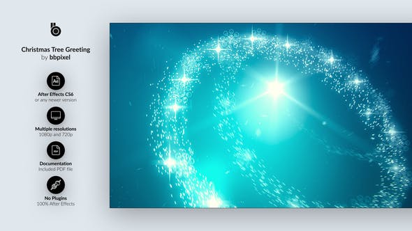Christmas Tree Greeting - Videohive 23019243 Download