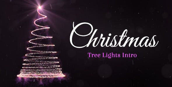 Christmas Tree Lights Intro - 13629251 Videohive Download