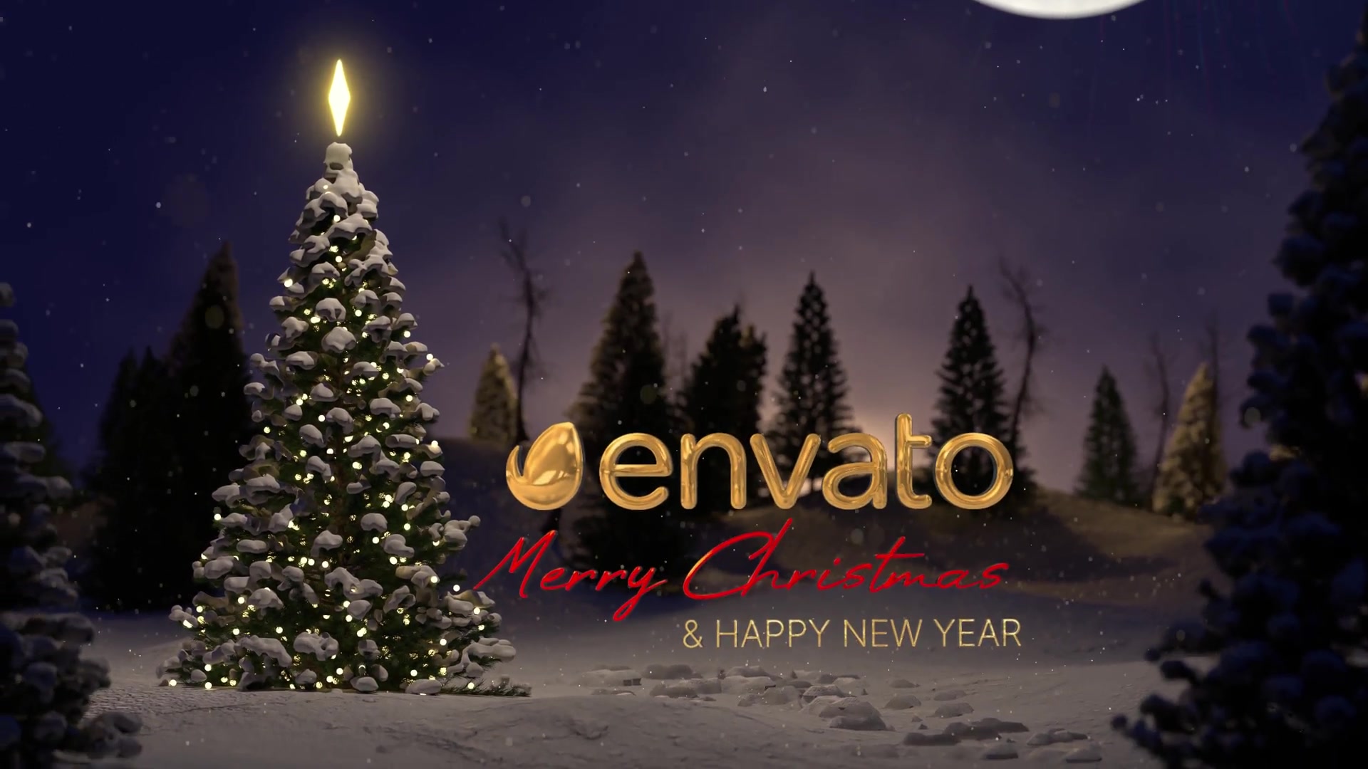Christmas Tree Logo Reveal Videohive 35116005 After Effects Image 2