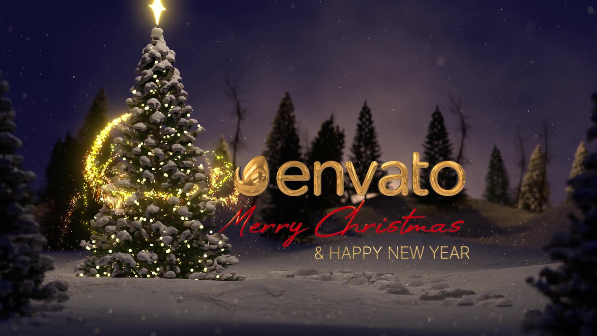 Christmas Tree Logo Reveal Videohive 35116005 After Effects Image 3
