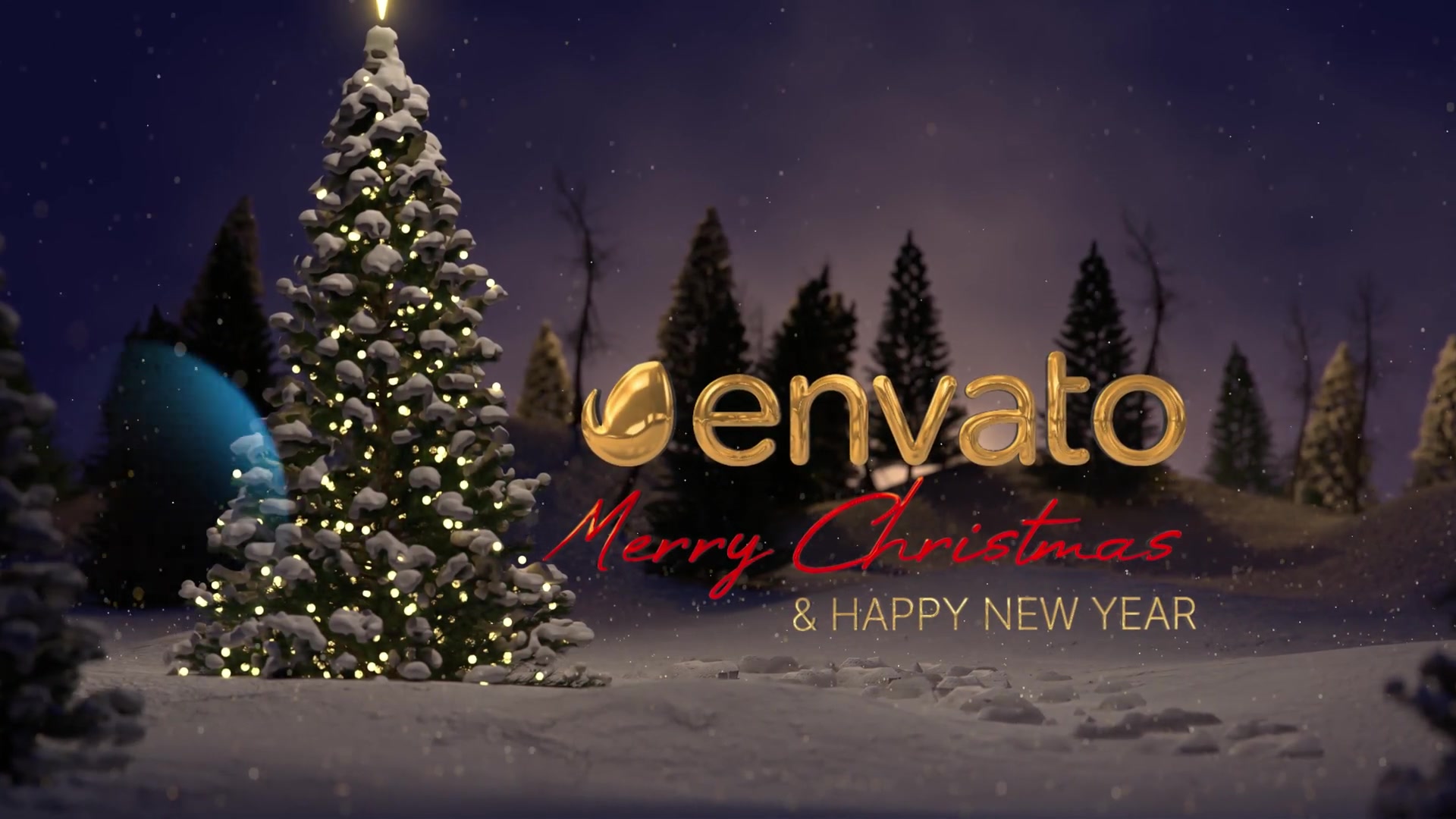 Christmas Tree Logo Reveal Videohive 35116005 After Effects Image 4
