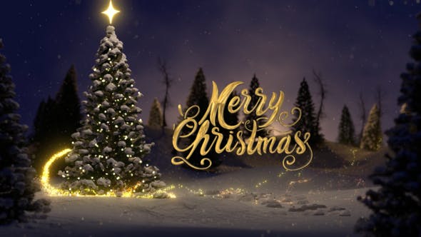 Christmas Tree Logo Reveal - 35116005 Download Videohive