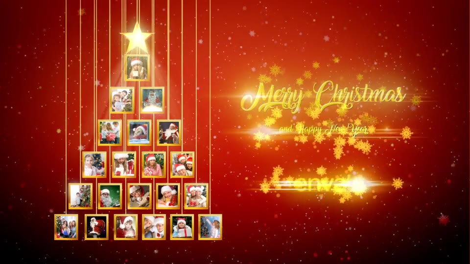 Christmas Tree Photos Opener Apple Motion - Download Videohive 20904230