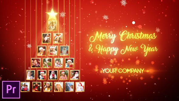 Christmas Tree Photos Opener Premiere Pro - Videohive Download 29575956