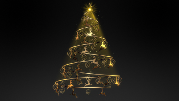 Christmas Tree Reindeer - Download Videohive 13574334