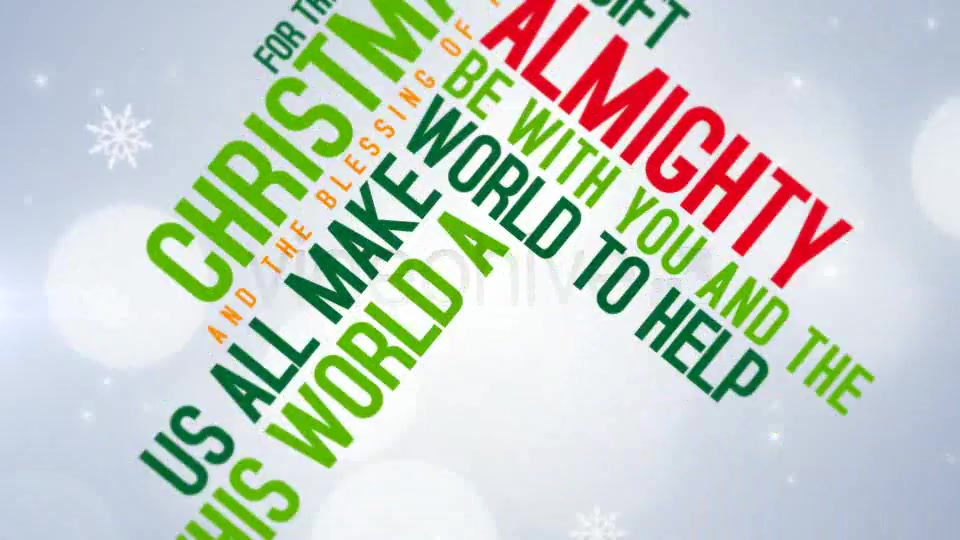 Christmas Typo Wishes - Download Videohive 6063953