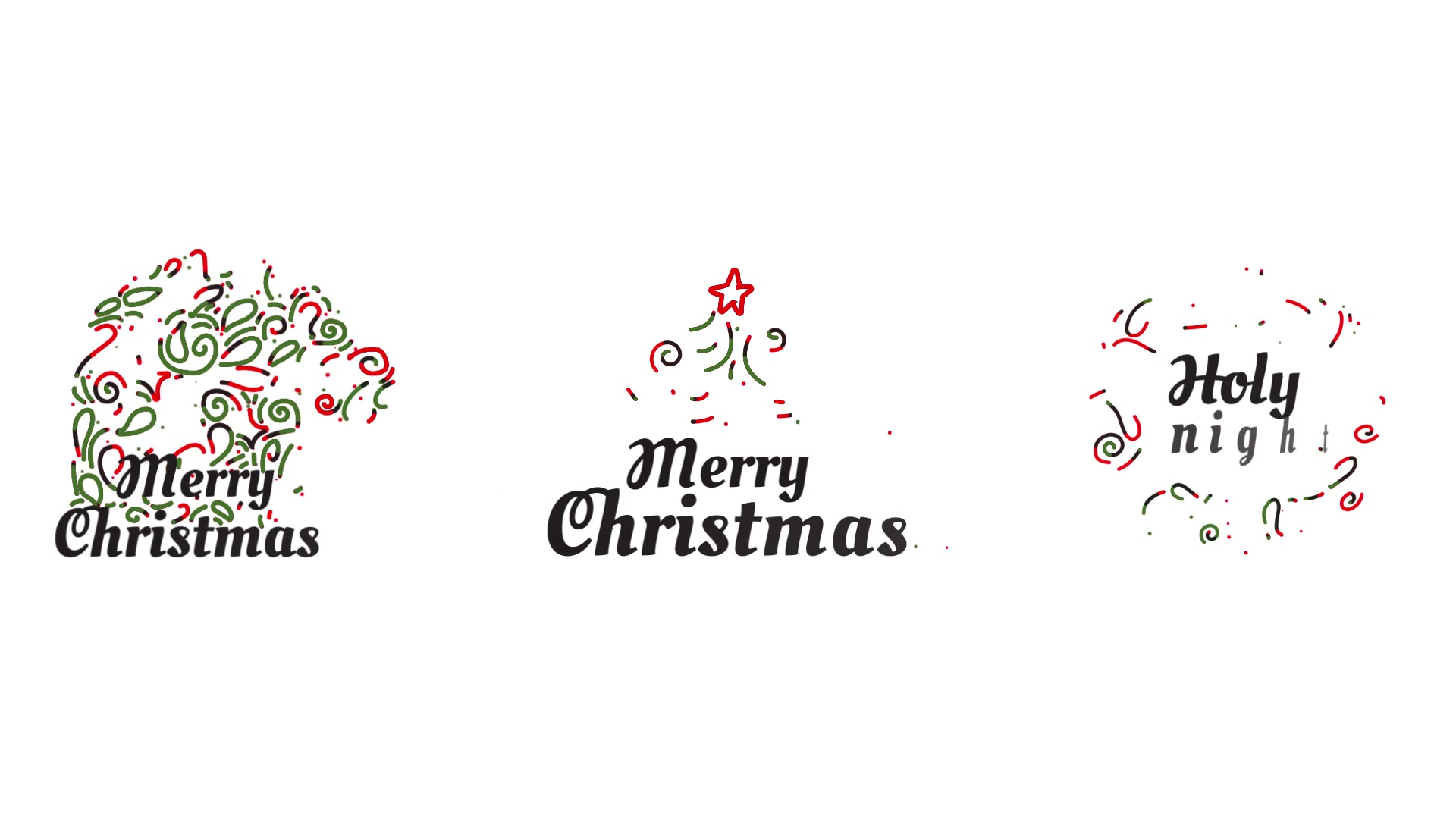 Christmas Typography Videohive 34628210 After Effects Image 4